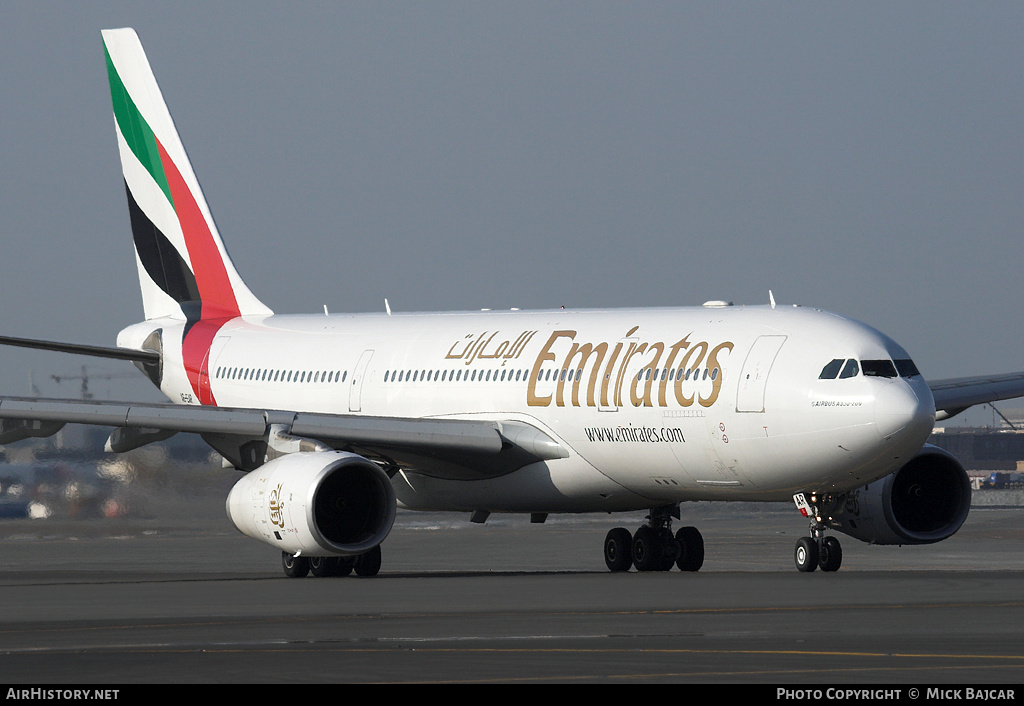 Aircraft Photo of A6-EAR | Airbus A330-243 | Emirates | AirHistory.net #98499