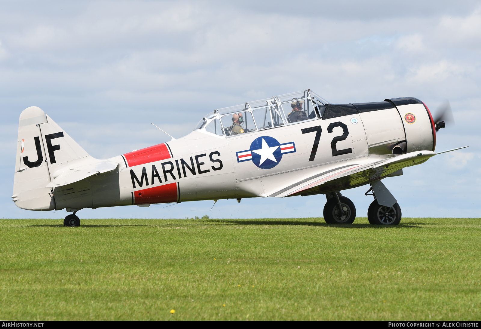 Aircraft Photo of G-DHHF | North American SNJ-5 Texan | USA - Marines | AirHistory.net #98554