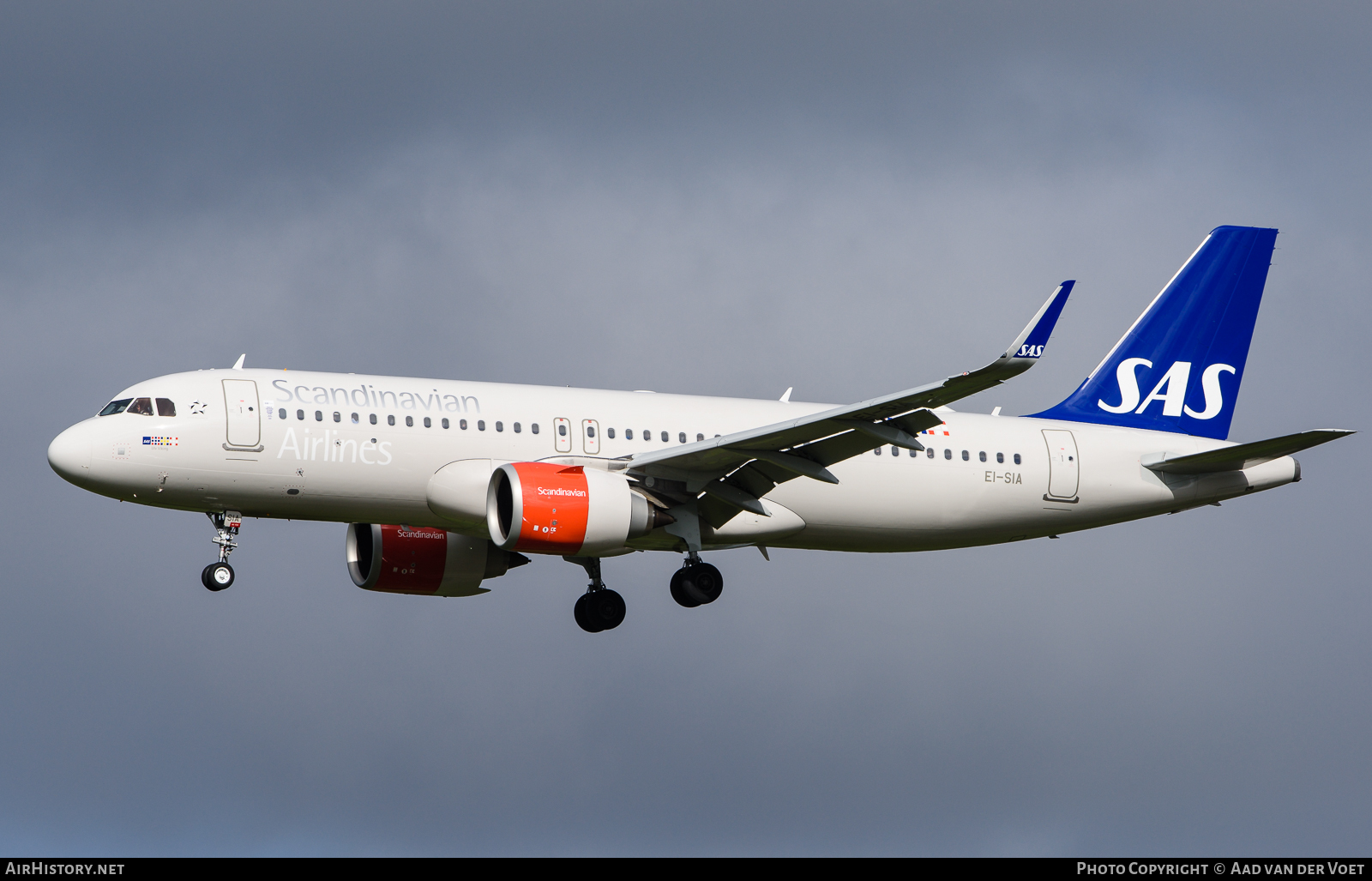 Aircraft Photo of EI-SIA | Airbus A320-251N | Scandinavian Airlines - SAS | AirHistory.net #98620