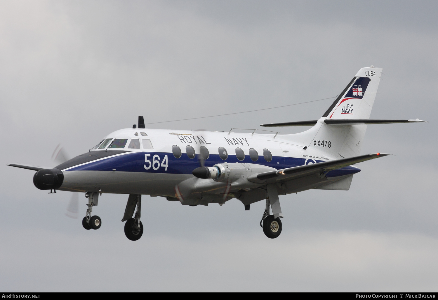 Aircraft Photo of XX478 | Scottish Aviation HP-137 Jetstream T2 | UK - Navy | AirHistory.net #98631