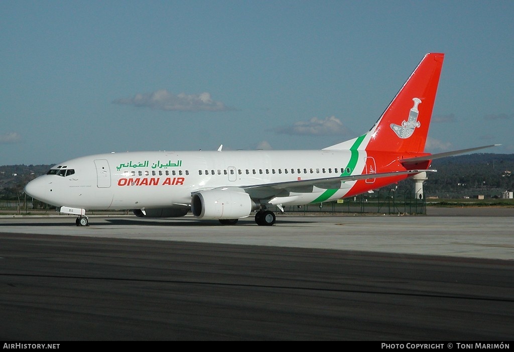 Aircraft Photo of A4O-BS | Boeing 737-7Q8 | Oman Air | AirHistory.net #98644