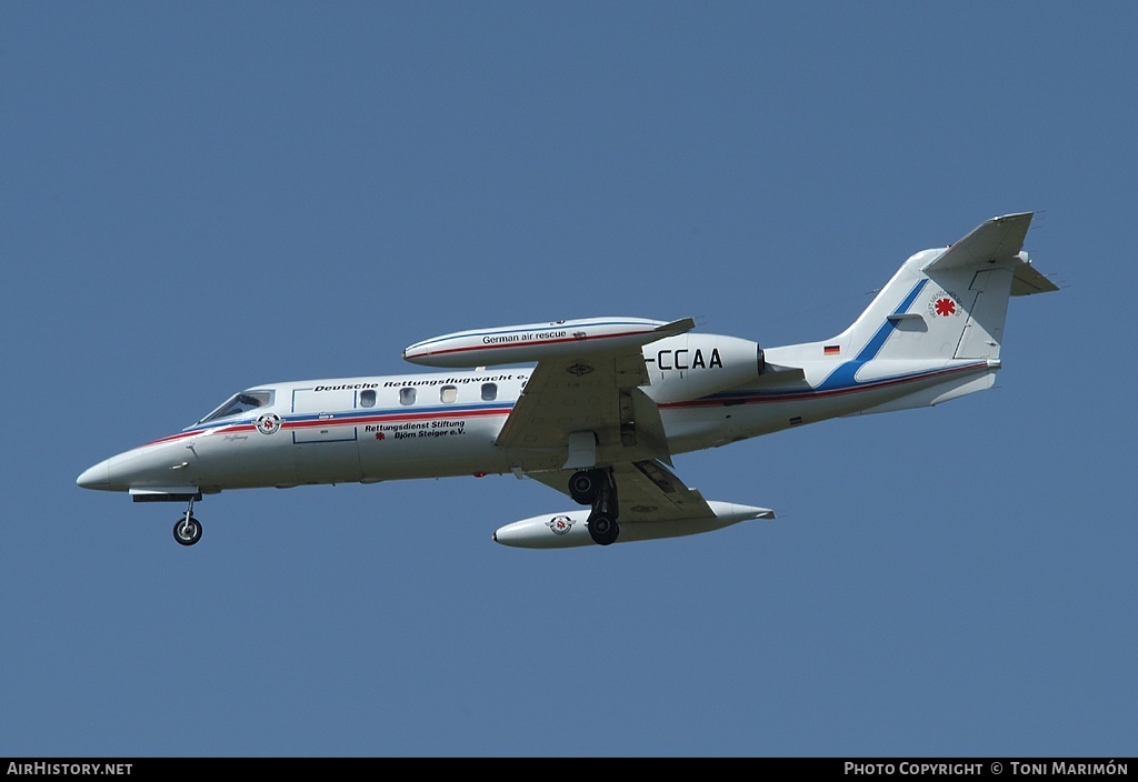 Aircraft Photo of D-CCAA | Gates Learjet 35A | Deutsche Rettungsflugwacht - German Air Rescue | AirHistory.net #98646