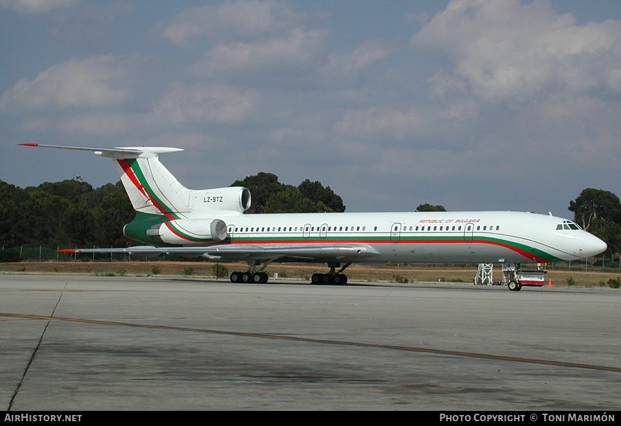 Aircraft Photo of LZ-BTZ | Tupolev Tu-154M | Republic of Bulgaria | AirHistory.net #98647