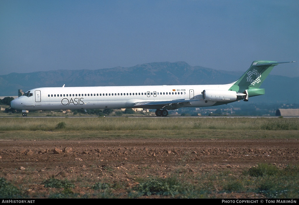 Aircraft Photo of EC-FEB | McDonnell Douglas MD-83 (DC-9-83) | Oasis International Airlines | AirHistory.net #98648