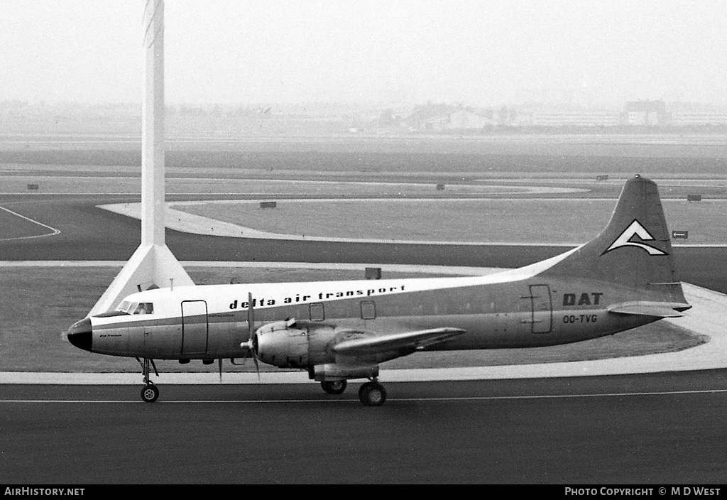 Aircraft Photo of OO-TVG | Convair 440-80 Metropolitan | Delta Air Transport - DAT | AirHistory.net #98672