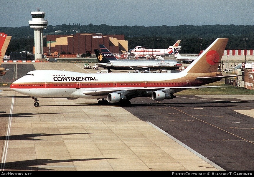 Aircraft Photo of N33021 | Boeing 747-243B | Continental Airlines | AirHistory.net #98677