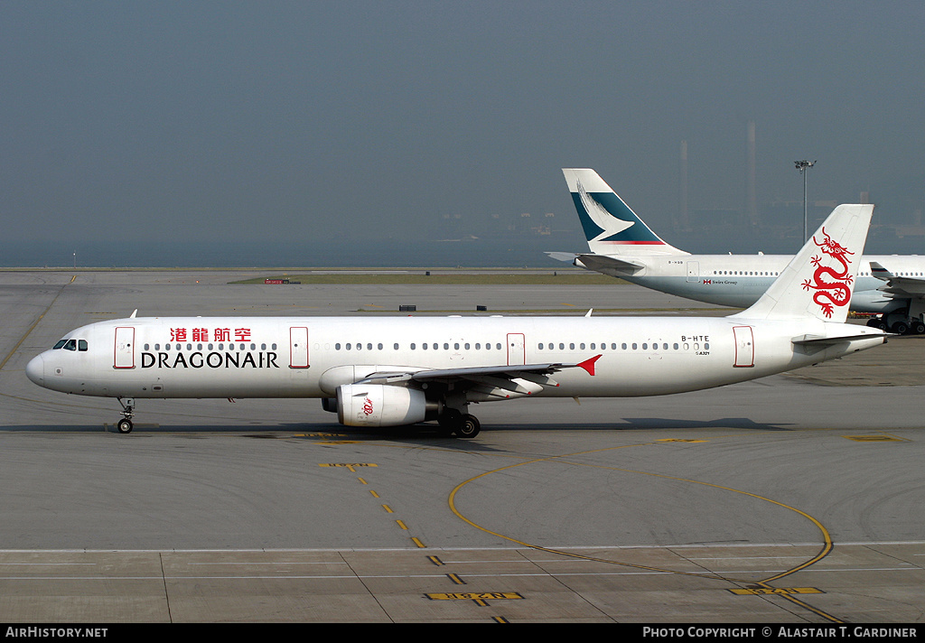 Aircraft Photo of B-HTE | Airbus A321-231 | Dragonair | AirHistory.net #98678