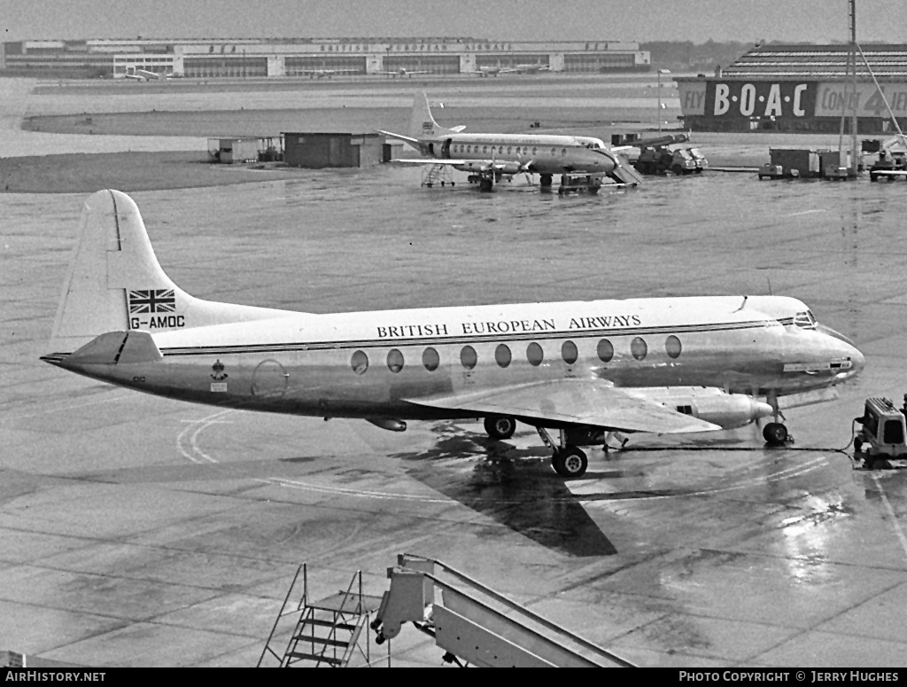Aircraft Photo of G-AMOC | Vickers 701 Viscount | BEA - British European Airways | AirHistory.net #98701