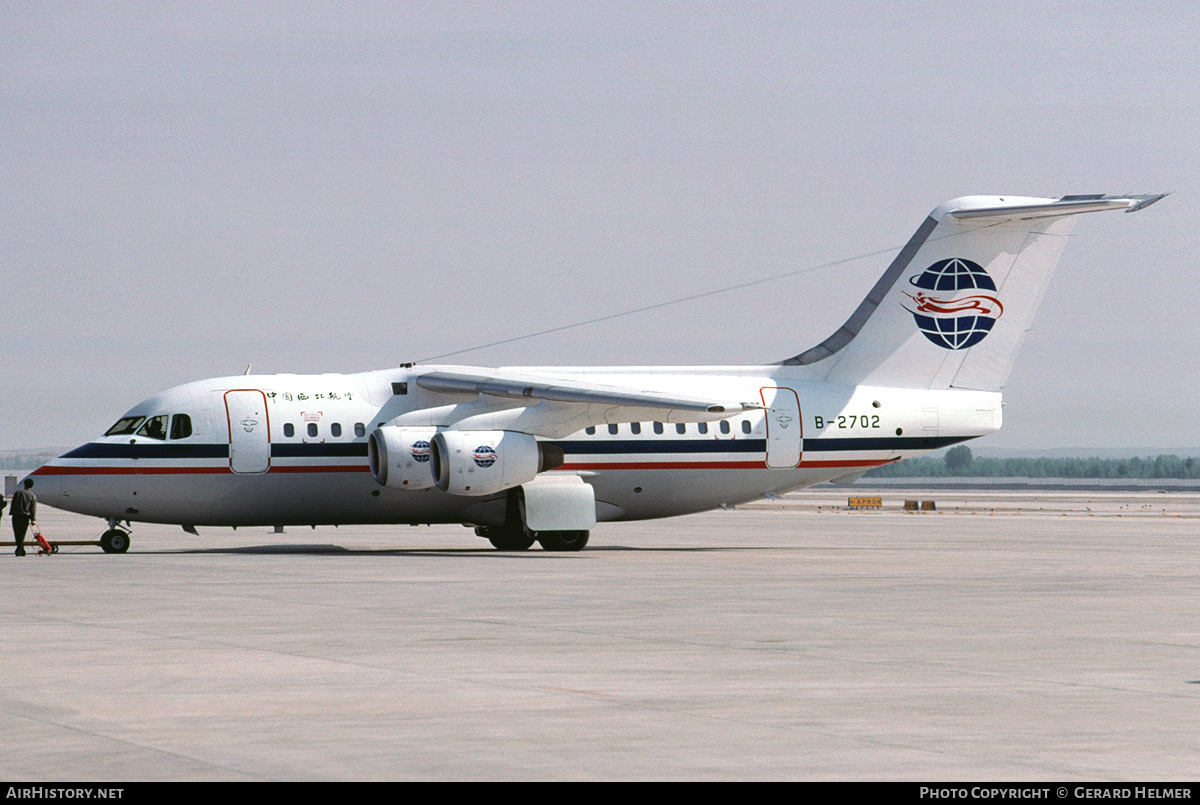 Aircraft Photo of B-2702 | British Aerospace BAe-146-100 | China Northwest Airlines | AirHistory.net #98705