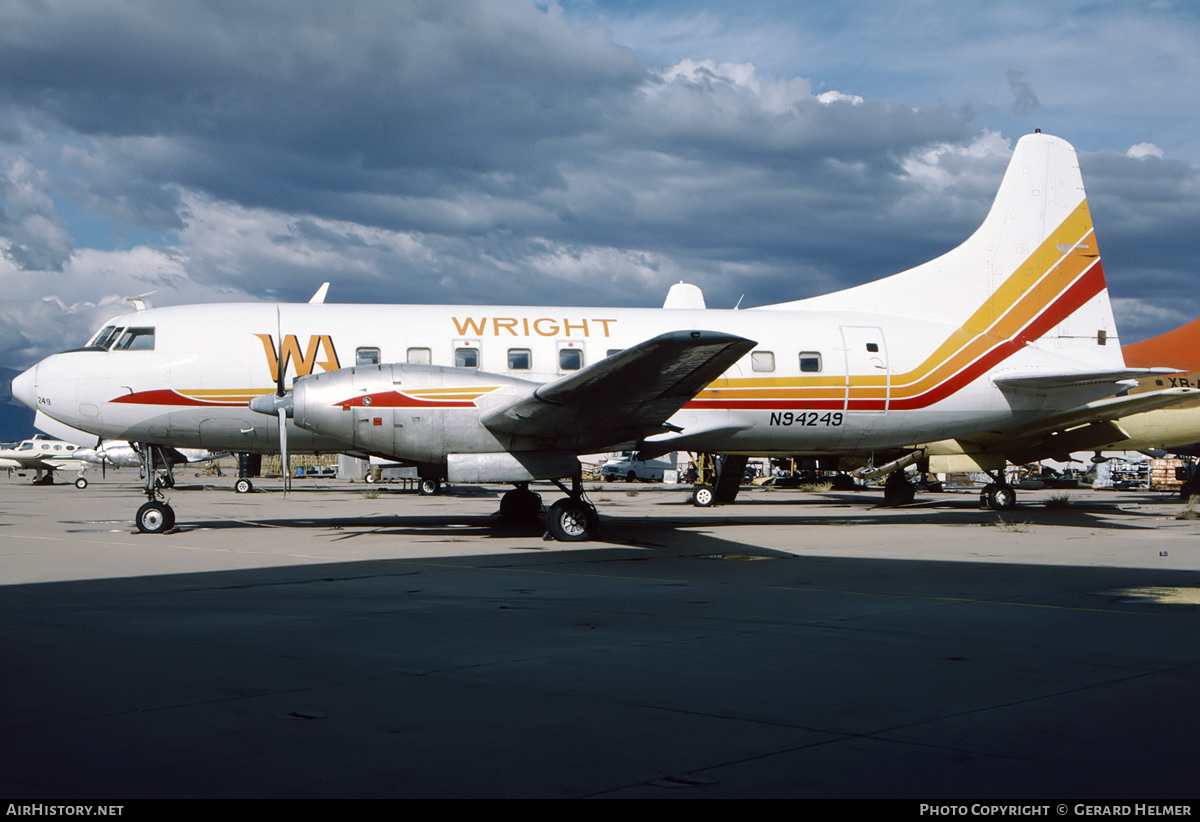 Aircraft Photo of N94249 | Convair 600 | Wright Air Lines | AirHistory.net #98706