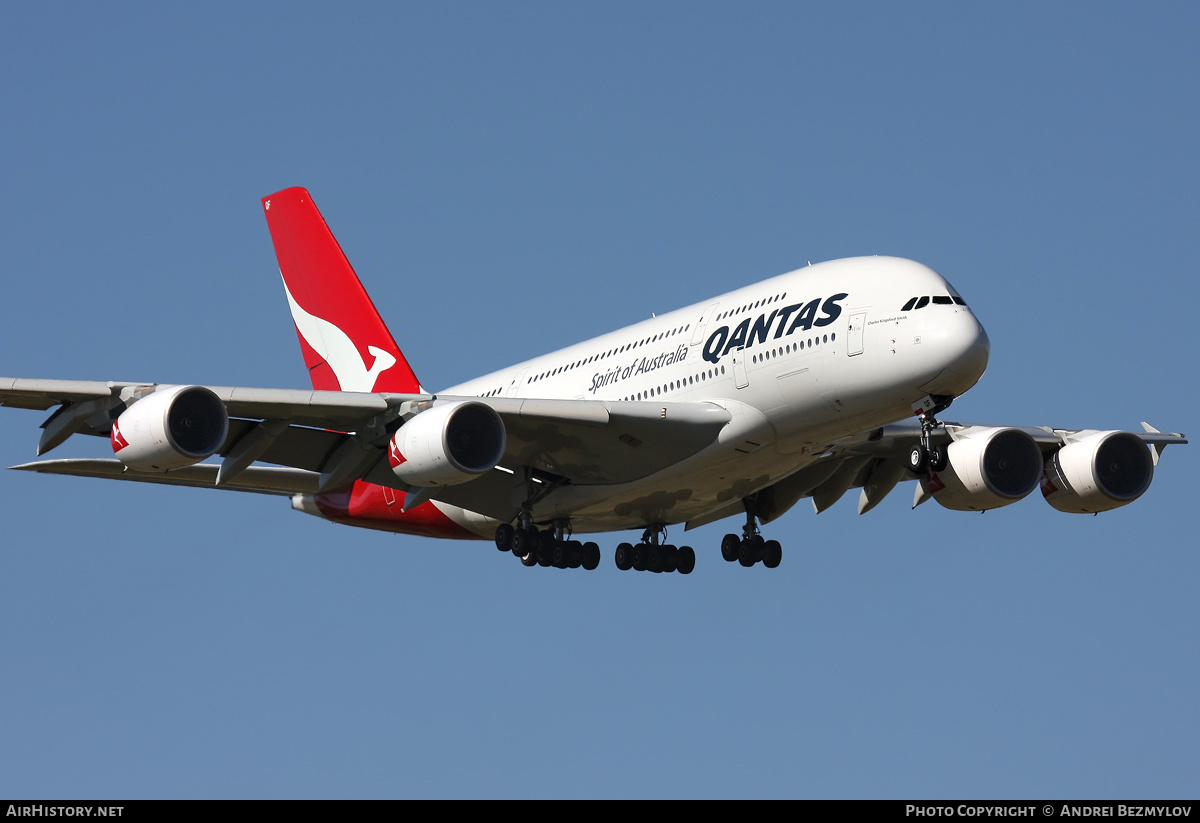 Aircraft Photo of VH-OQF | Airbus A380-842 | Qantas | AirHistory.net #98718