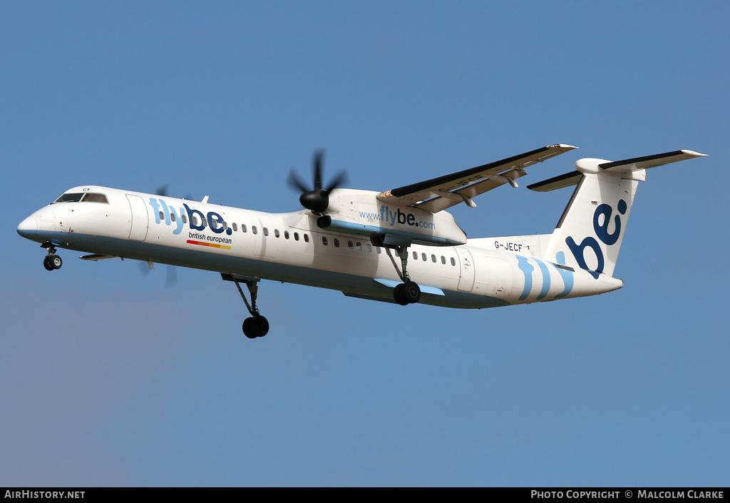 Aircraft Photo of G-JECF | Bombardier DHC-8-402 Dash 8 | Flybe - British European | AirHistory.net #98751