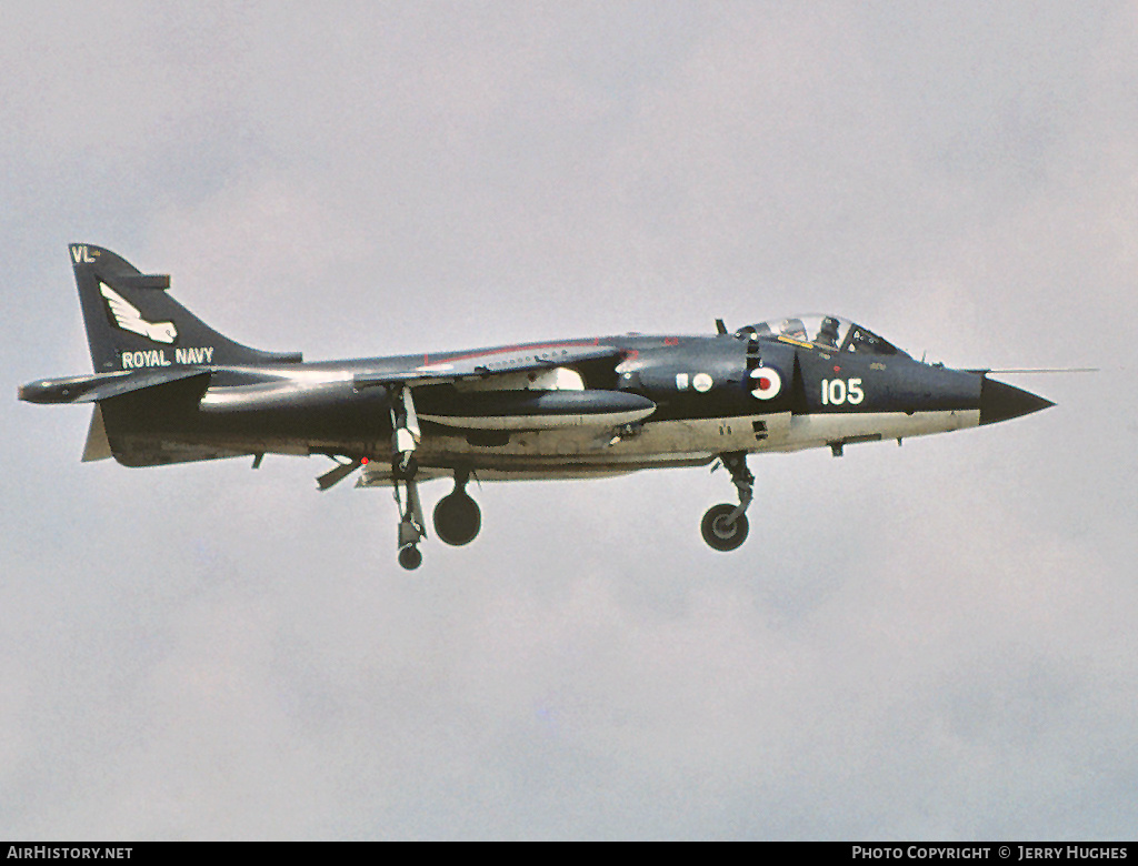 Aircraft Photo of XZ453 | British Aerospace Sea Harrier FRS1 | UK - Navy | AirHistory.net #98766