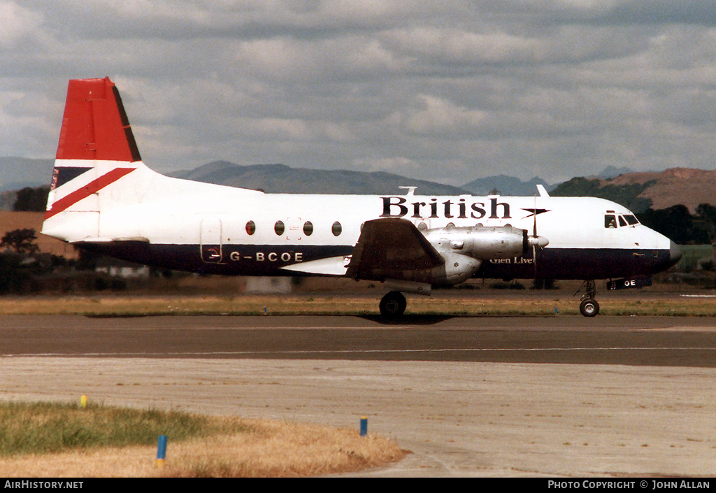 Aircraft Photo of G-BCOE | Hawker Siddeley HS-748 Srs2A/287 | British Airways | AirHistory.net #98784
