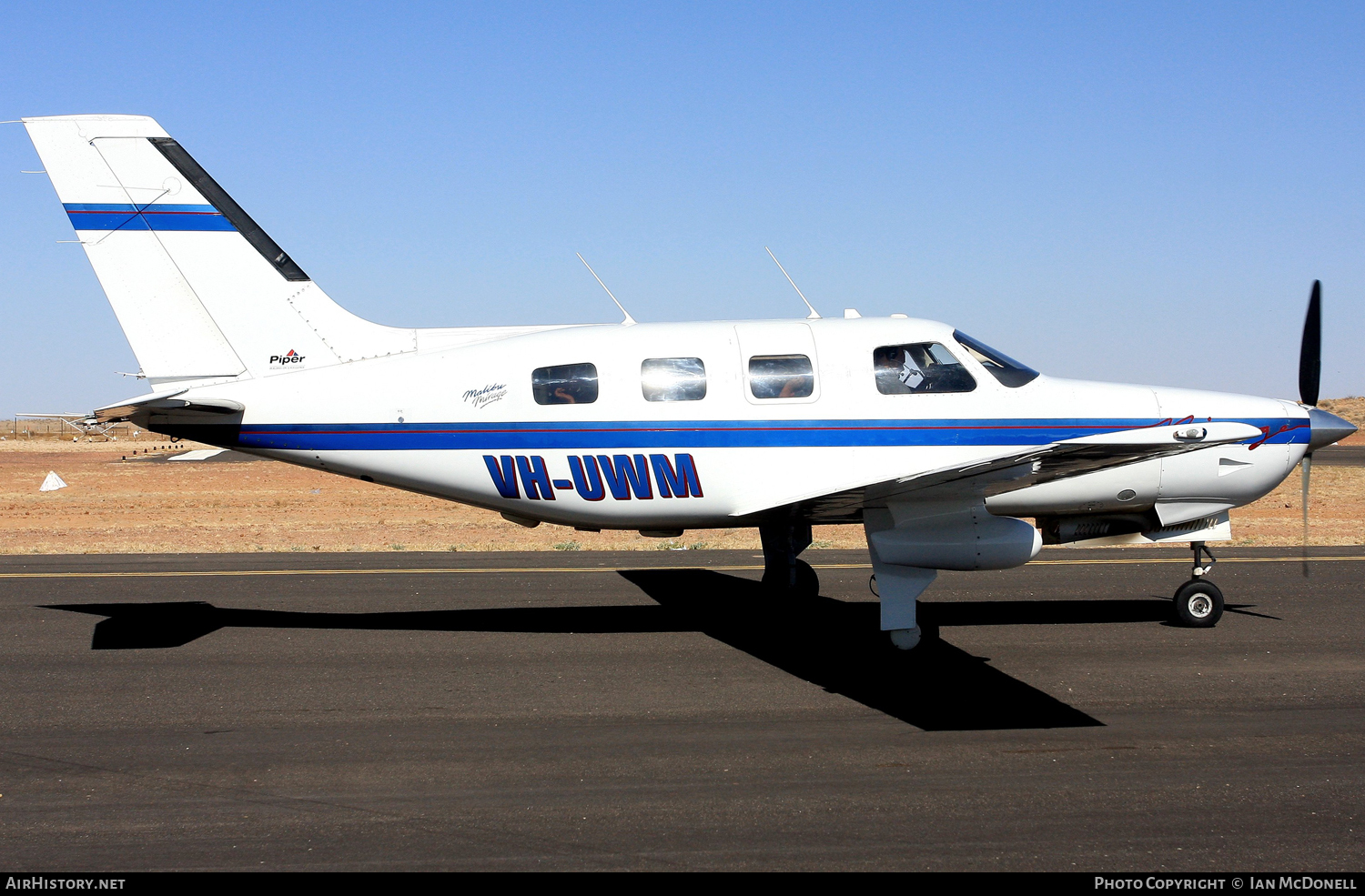 Aircraft Photo of VH-UWM | Piper PA-46-350P Malibu Mirage | AirHistory.net #98802