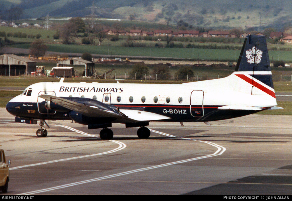 Aircraft Photo of G-BOHZ | British Aerospace BAe-748 Srs2B/378 | British Airways | AirHistory.net #98804