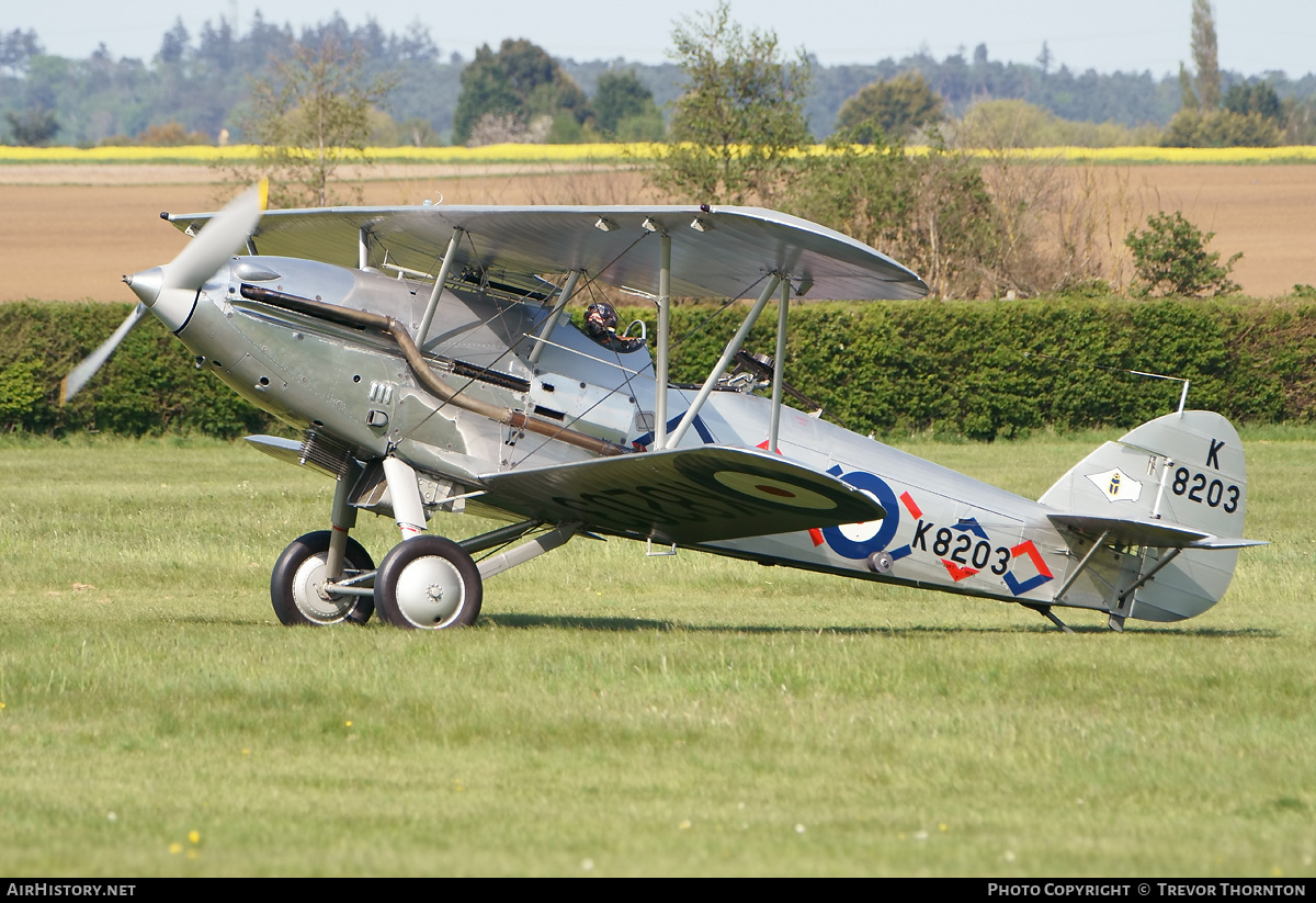 Aircraft Photo of G-BTVE / K8203 | Hawker Demon I | UK - Air Force | AirHistory.net #98810