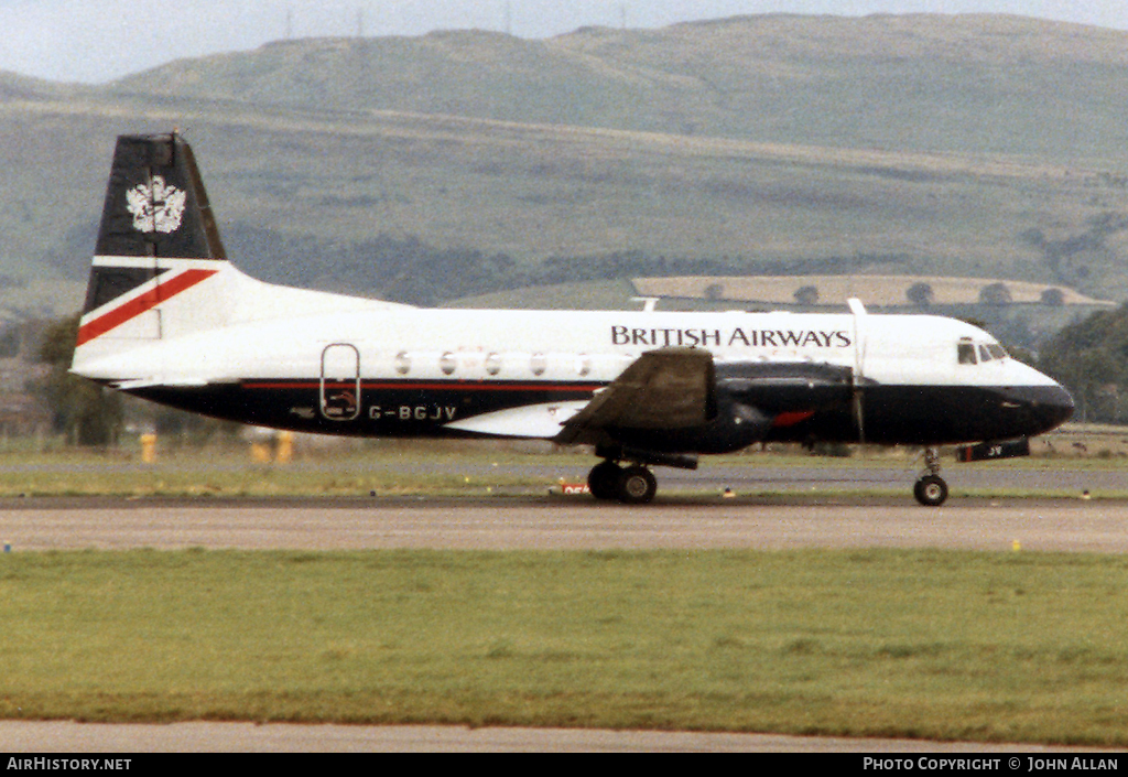 Aircraft Photo of G-BGJV | British Aerospace BAe-748 Srs2B/357LFD | British Airways | AirHistory.net #98811