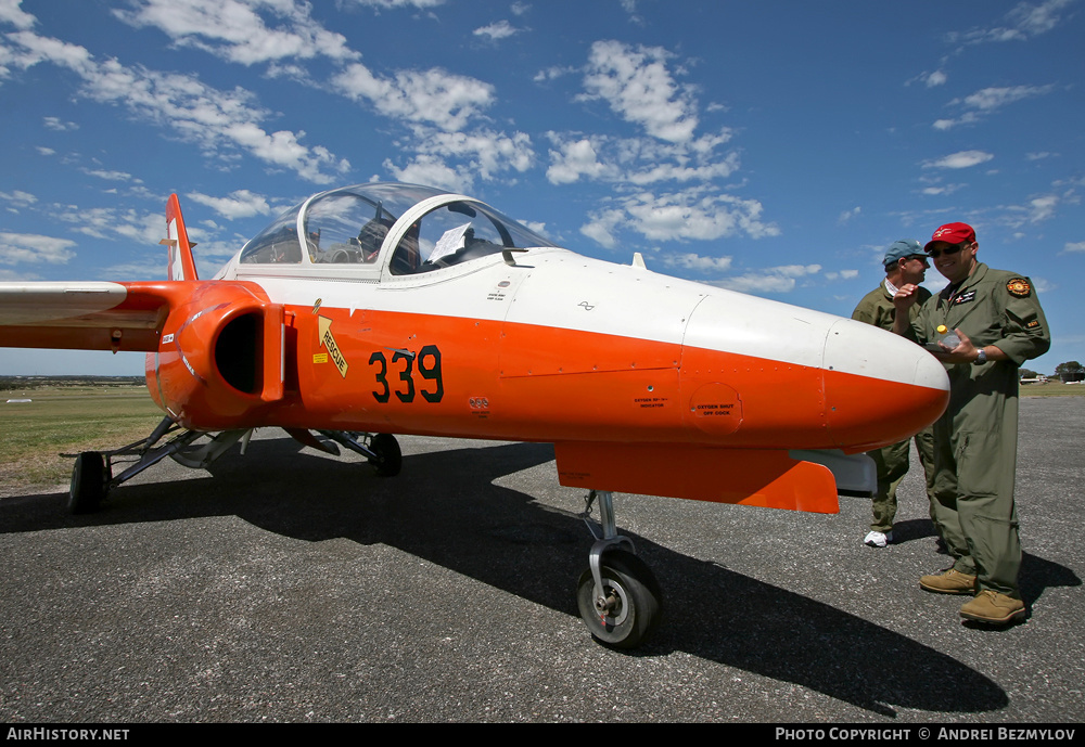 Aircraft Photo of VH-CBL / 339 | SIAI-Marchetti S-211 | Singapore - Air Force | AirHistory.net #98838