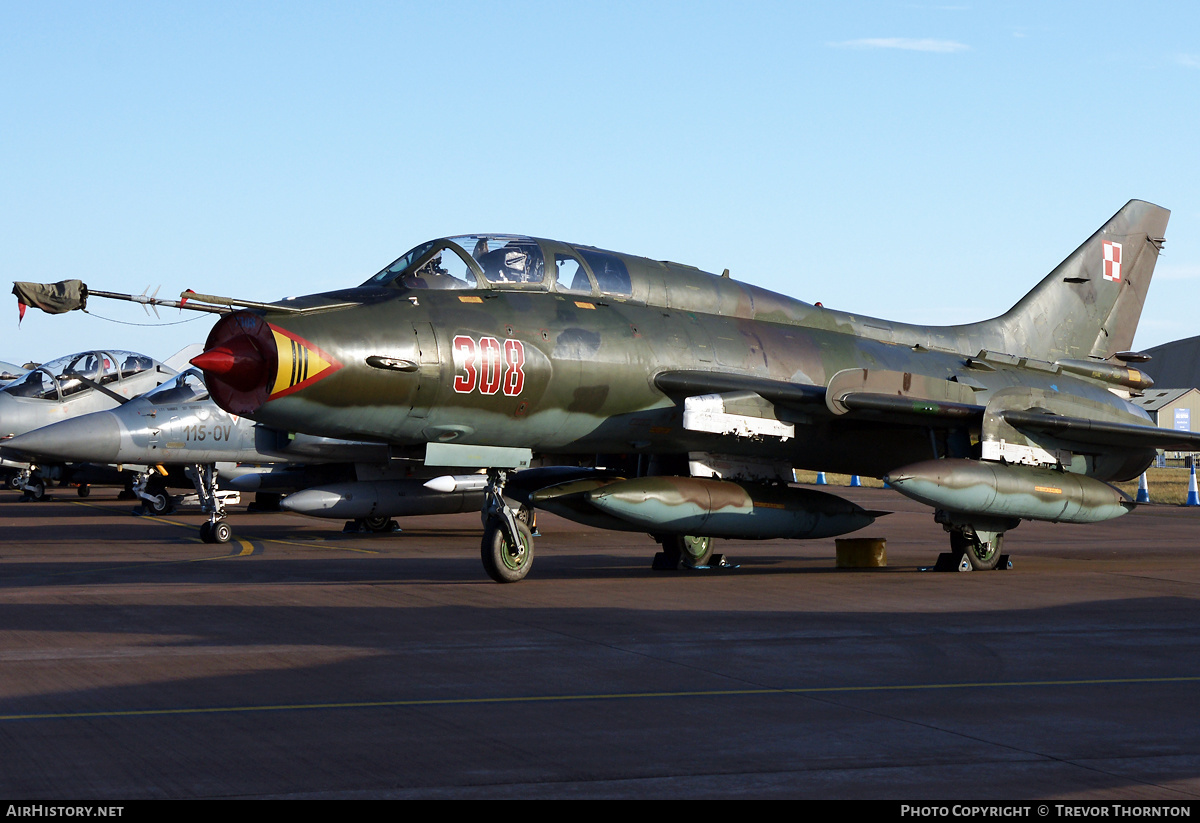 Aircraft Photo of 308 | Sukhoi Su-22UM3K | Poland - Air Force | AirHistory.net #98849