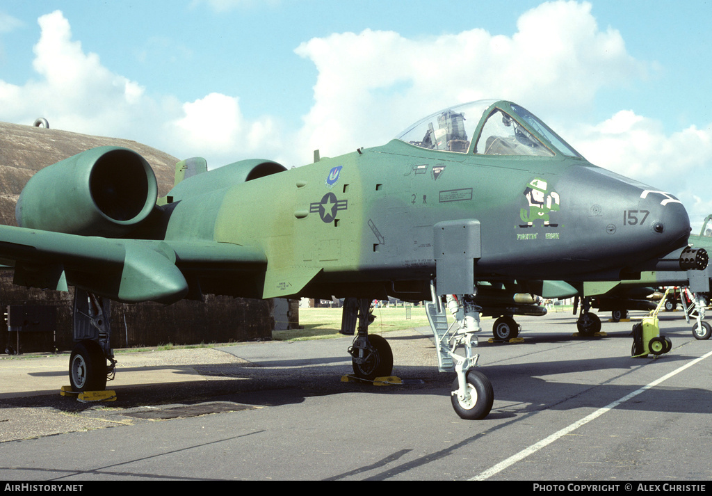 Aircraft Photo of 80-0157 | Fairchild A-10A Thunderbolt II | USA - Air Force | AirHistory.net #98853