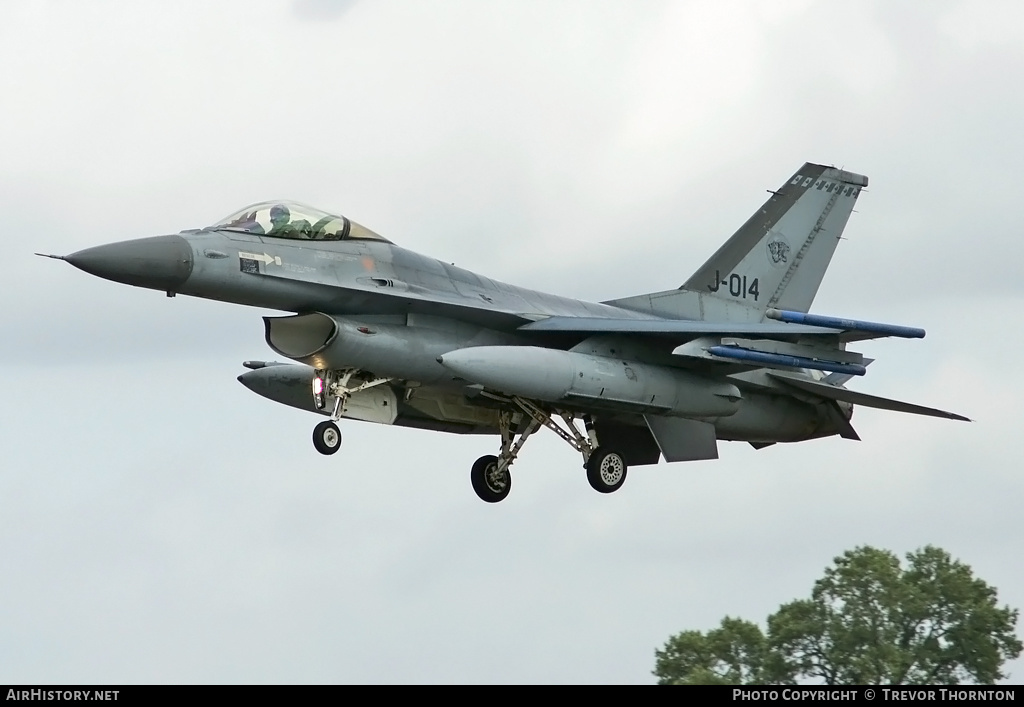 Aircraft Photo of J-014 | General Dynamics F-16AM Fighting Falcon | Netherlands - Air Force | AirHistory.net #98859