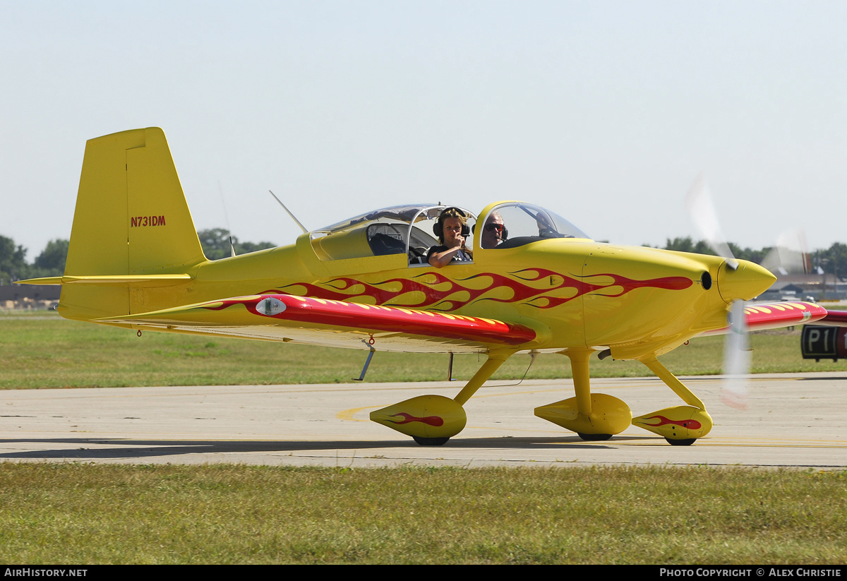 Aircraft Photo of N731DM | Van's RV-7A | AirHistory.net #98860