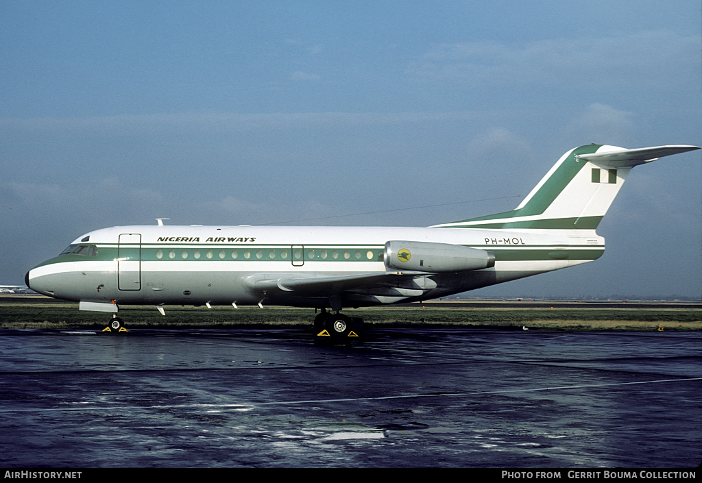 Aircraft Photo of PH-MOL | Fokker F28-1000 Fellowship | Nigeria Airways | AirHistory.net #98865