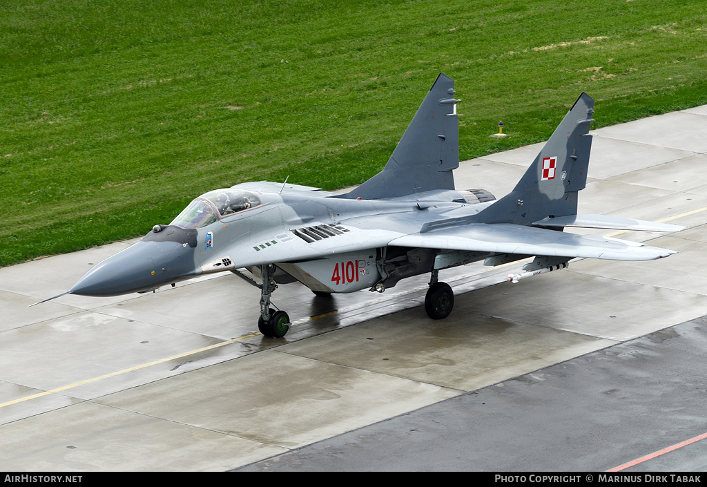 Aircraft Photo of 4101 | Mikoyan-Gurevich MiG-29G (9-12A) | Poland - Air Force | AirHistory.net #98866