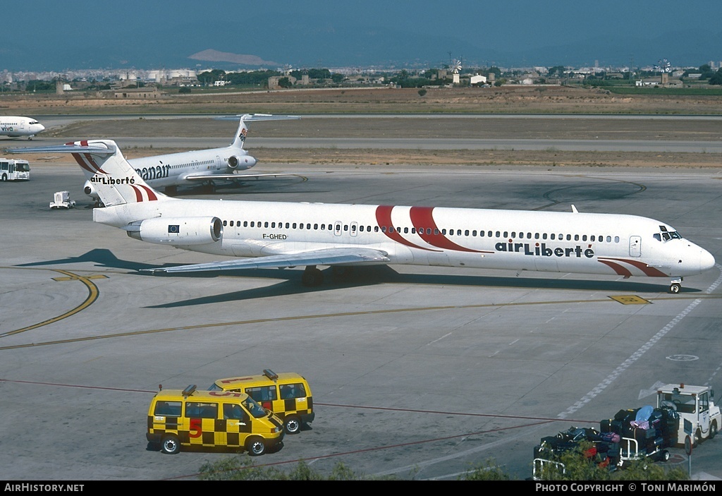 Aircraft Photo of F-GHED | McDonnell Douglas MD-83 (DC-9-83) | Air Liberté | AirHistory.net #98888