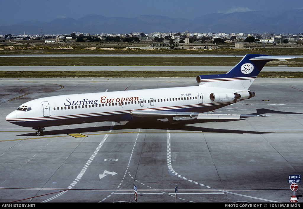 Aircraft Photo of OY-SBN | Boeing 727-2B7/Adv | Sterling European Airlines | AirHistory.net #98890