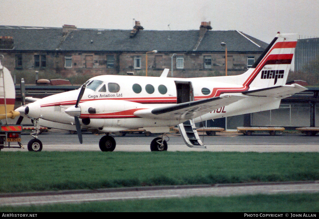 Aircraft Photo of G-BHUL | Beech E90 King Air | Cega Aviation | AirHistory.net #98911