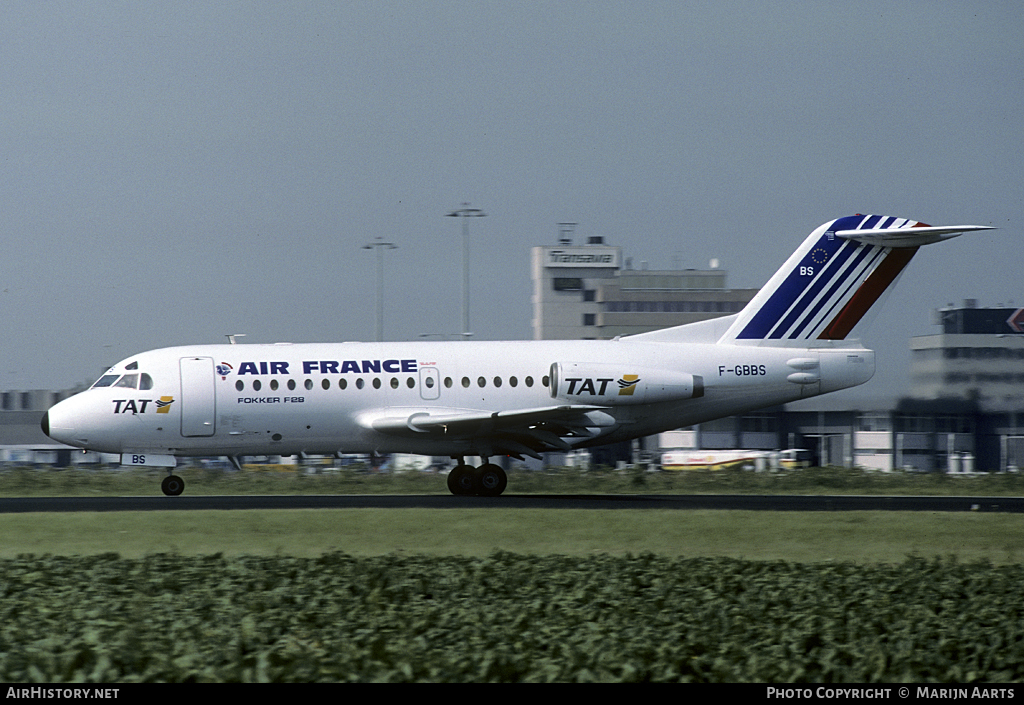 Aircraft Photo of F-GBBS | Fokker F28-1000 Fellowship | Air France | AirHistory.net #98912
