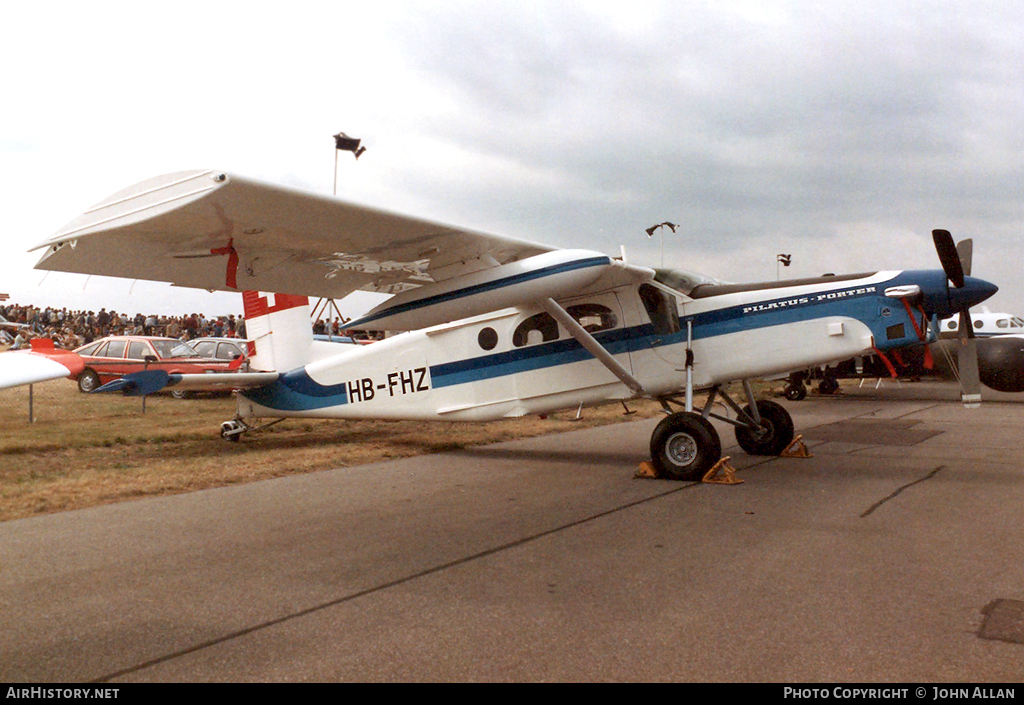 Aircraft Photo of HB-FHZ | Pilatus PC-6/B2-H4 Turbo Porter | AirHistory.net #98918