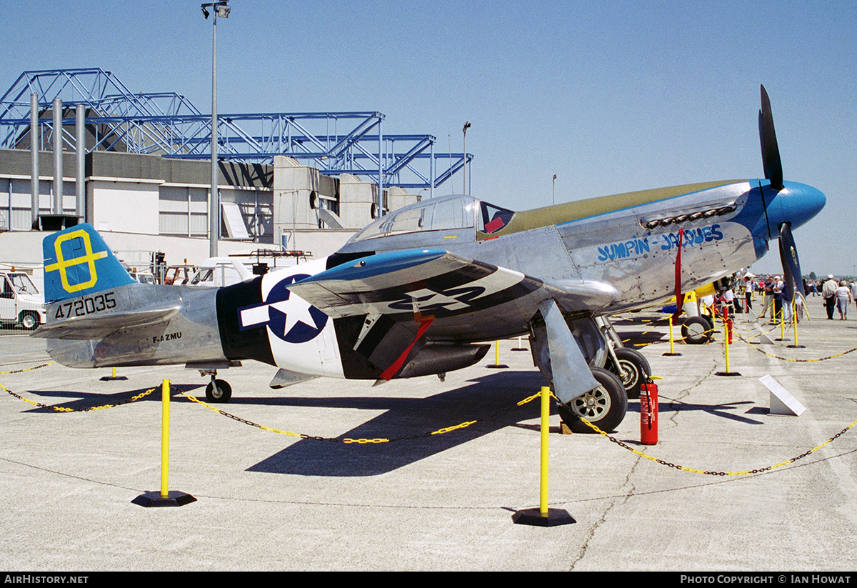 Aircraft Photo of F-AZMU / 472035 | North American P-51D Mustang | USA - Air Force | AirHistory.net #98921