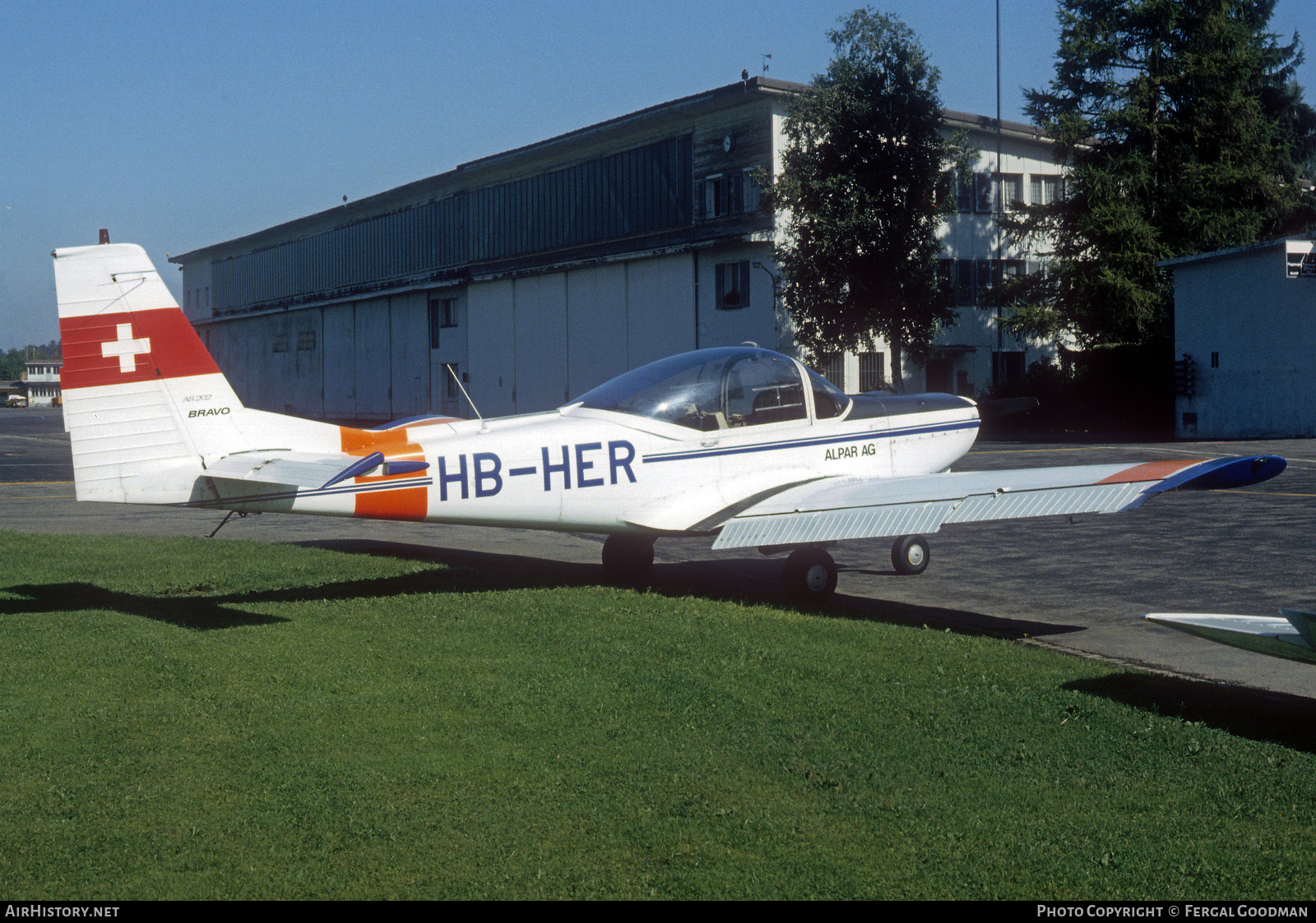 Aircraft Photo of HB-HER | FFA AS-202/15 Bravo | Alpar | AirHistory.net #98923