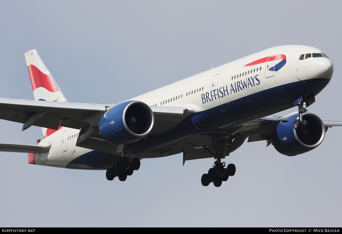 Aircraft Photo of G-VIIS | Boeing 777-236/ER | British Airways | AirHistory.net #98944