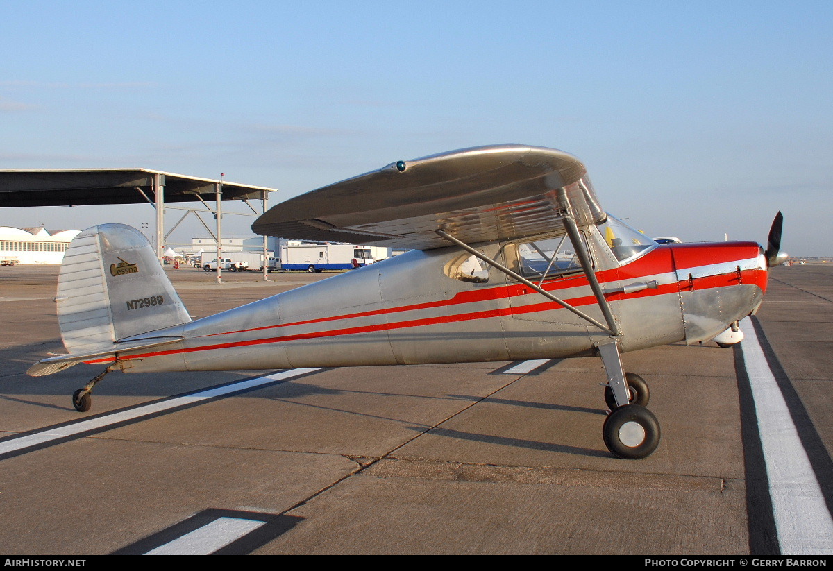 Aircraft Photo of N72989 | Cessna 120 | AirHistory.net #98963