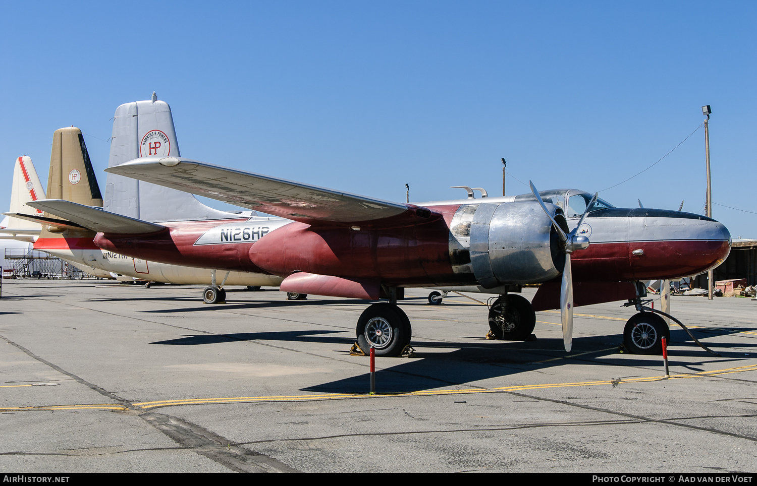Aircraft Photo of N126HP | Douglas B-26C Invader | Hawkins & Powers Aviation | AirHistory.net #98989