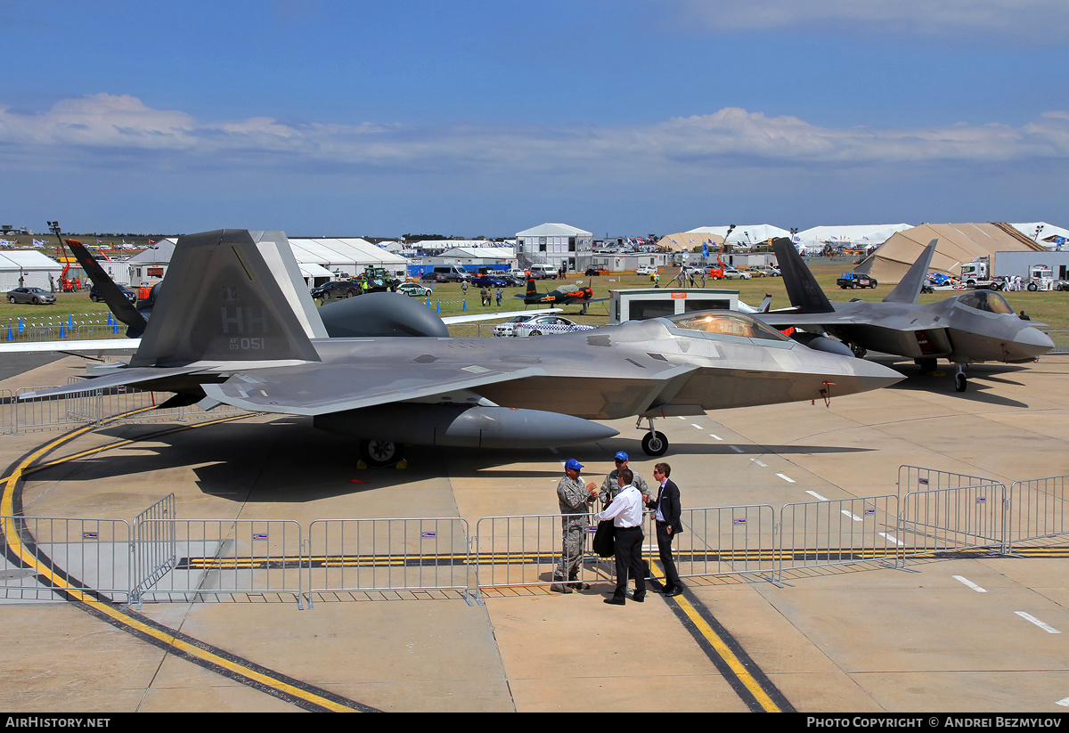 Aircraft Photo of 03-4051 / AF03-051 | Lockheed Martin F-22A Raptor | USA - Air Force | AirHistory.net #99020