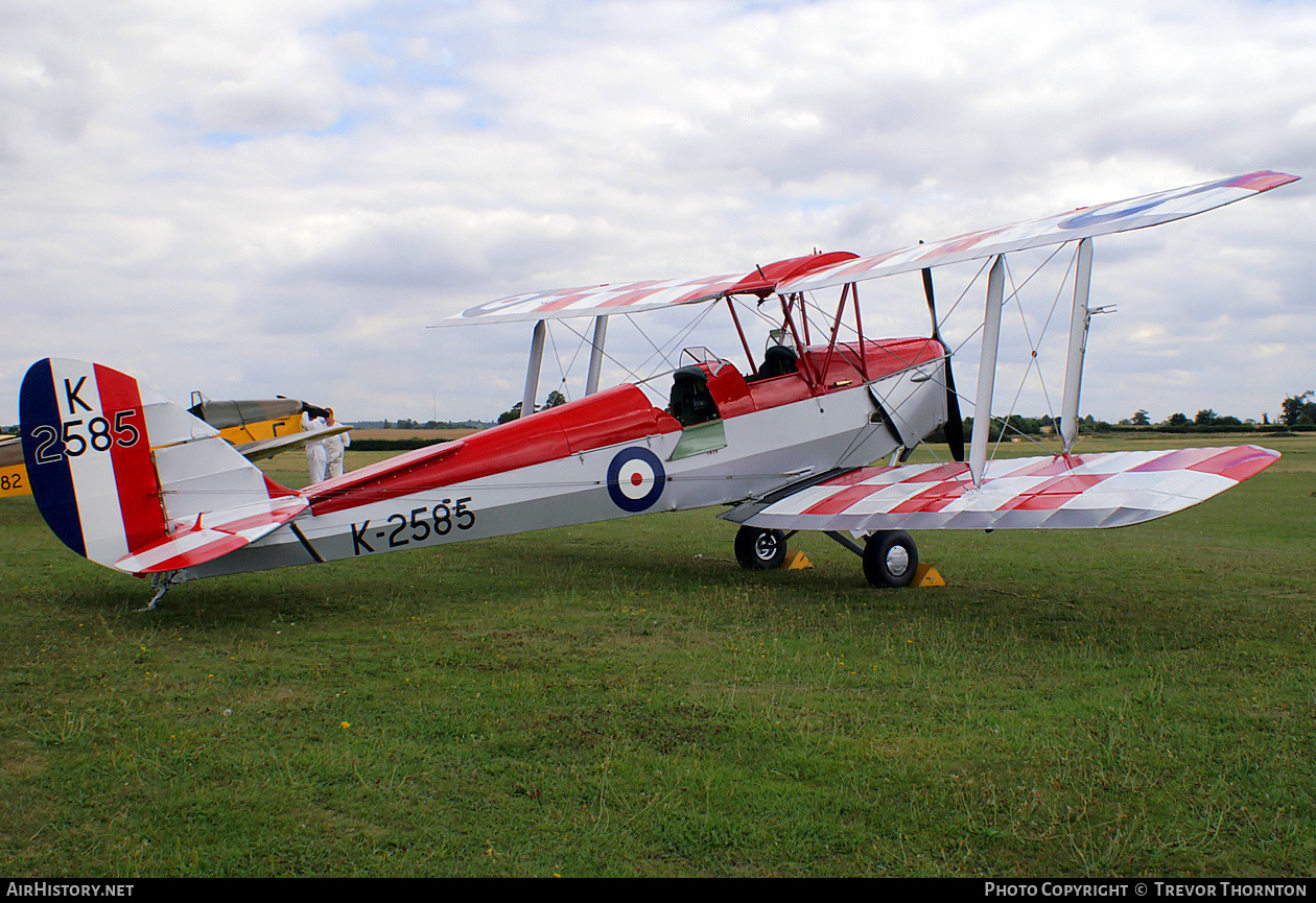 Aircraft Photo of G-ANKT / K2585 | De Havilland D.H. 82A Tiger Moth II | UK - Air Force | AirHistory.net #99031