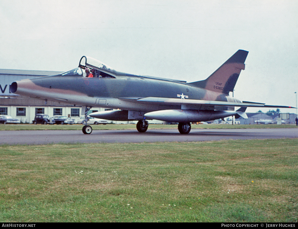 Aircraft Photo of 55-3657 / 0-53657 | North American F-100D Super Sabre | USA - Air Force | AirHistory.net #99073