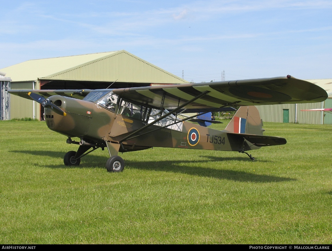 Aircraft Photo of G-AKSY / TJ534 | Taylorcraft J Auster Mk5 | UK - Air Force | AirHistory.net #99074