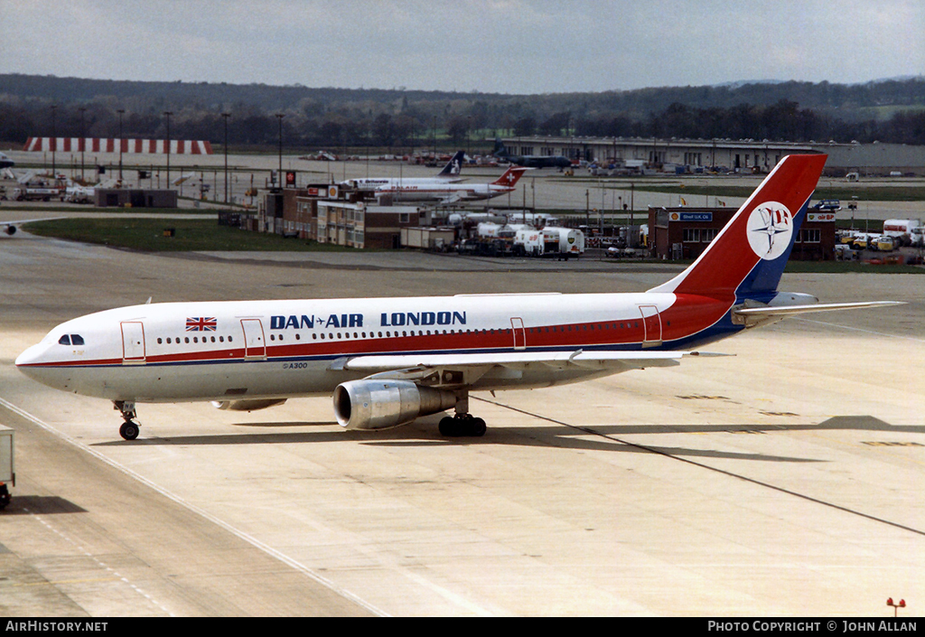Aircraft Photo of G-BMNB | Airbus A300B4-103 | Dan-Air London | AirHistory.net #99121