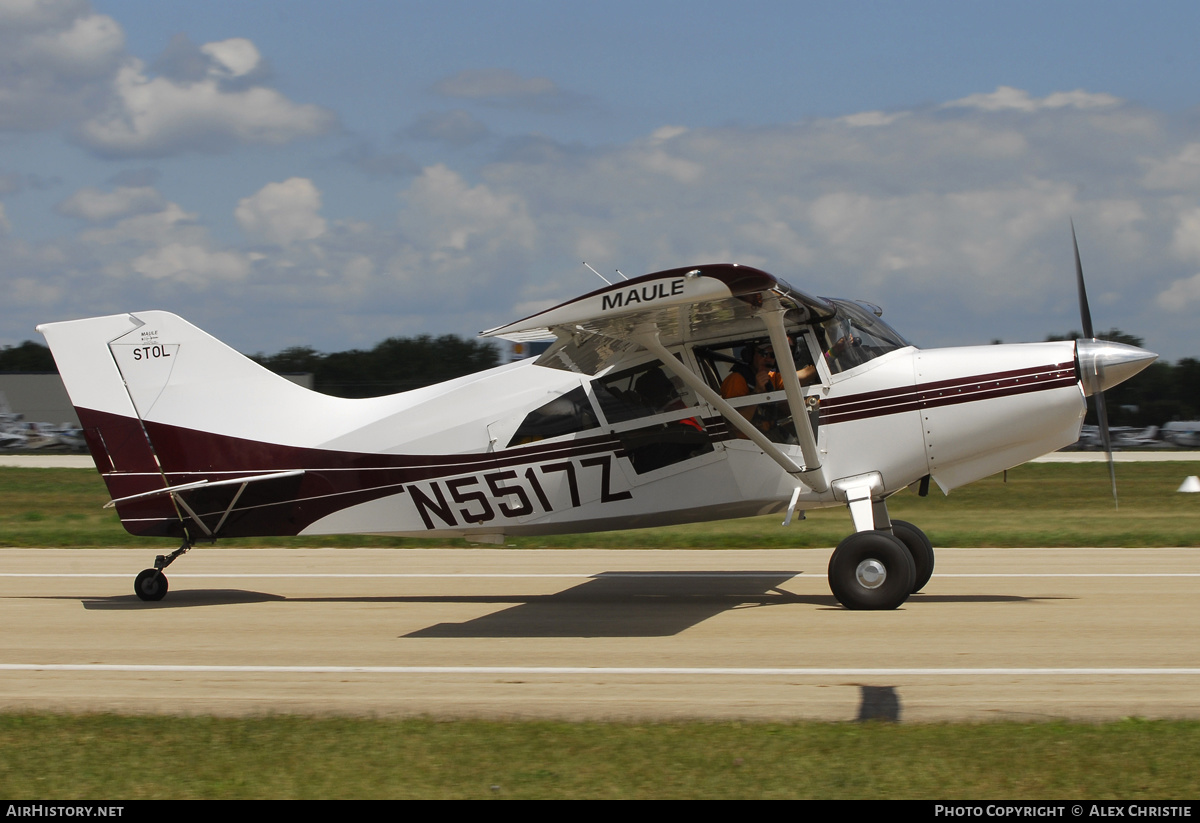 Aircraft Photo of N5517Z | Maule M-7-235C Orion | AirHistory.net #99122