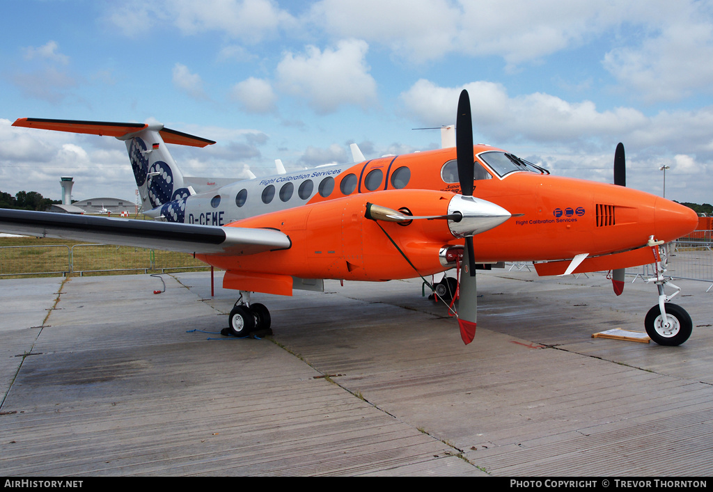 Aircraft Photo of D-CFME | Hawker Beechcraft 350 King Air (B300) | Flight Calibration Services - FCS | AirHistory.net #99194