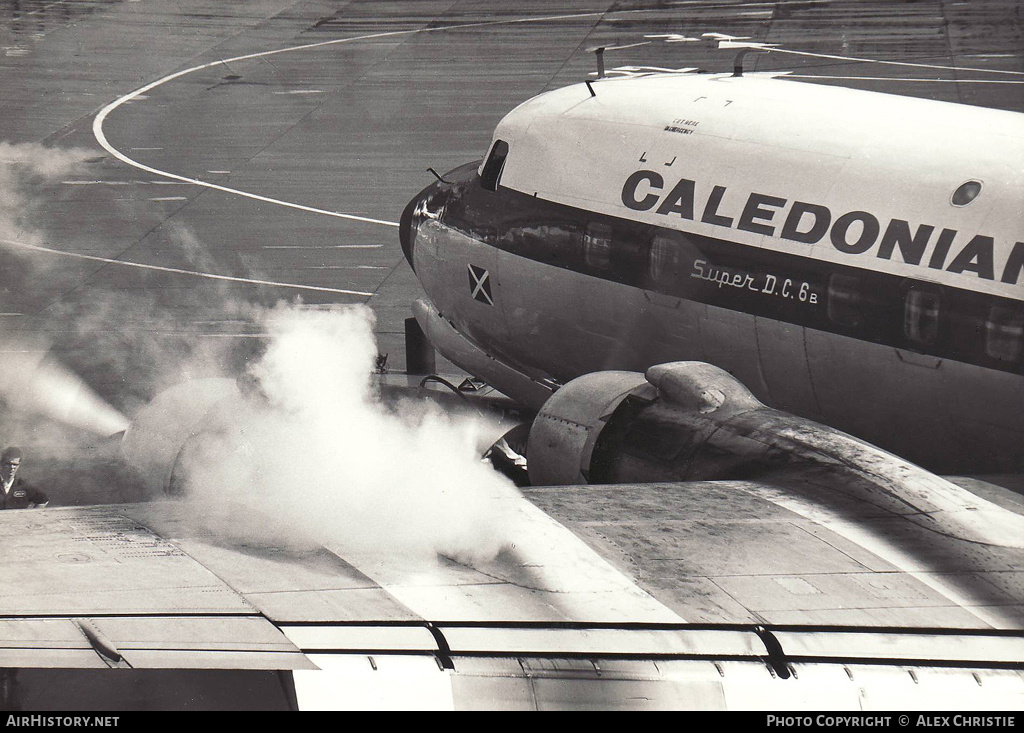 Aircraft Photo of G-A*** | Douglas DC-6B | Caledonian Airways | AirHistory.net #99214