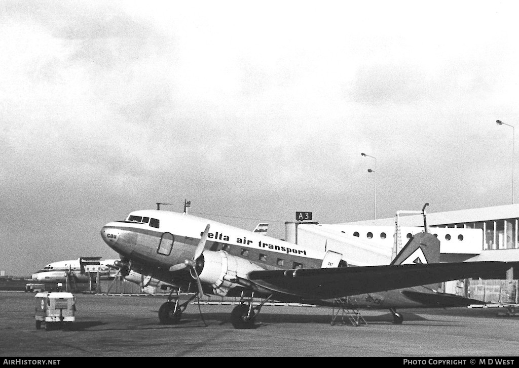 Aircraft Photo of OO-CBU | Douglas C-47B Skytrain | Delta Air Transport - DAT | AirHistory.net #99248