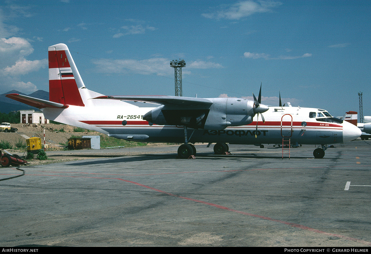 Aircraft Photo of RA-26541 | Antonov An-26 | Aeroflot | AirHistory.net #99262