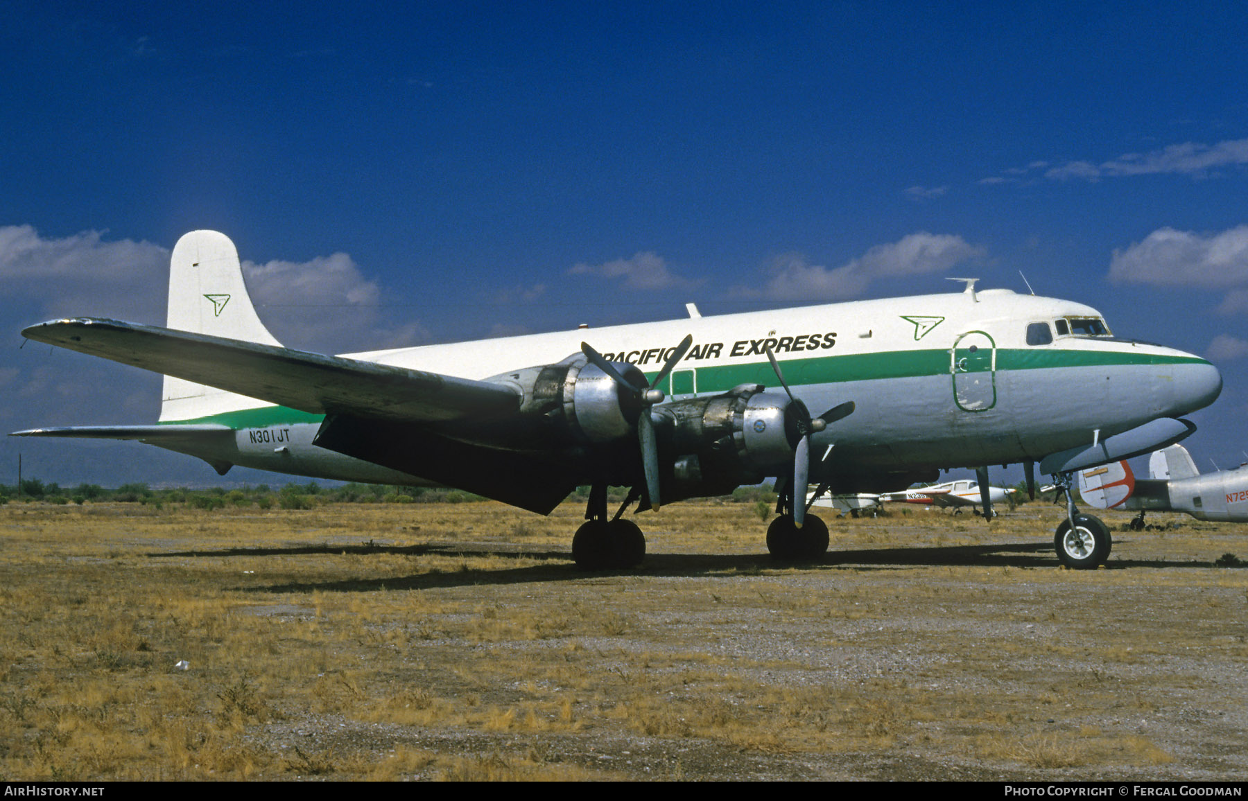 Aircraft Photo of N301JT | Douglas C-54B Skymaster | Pacific Air Express | AirHistory.net #99278